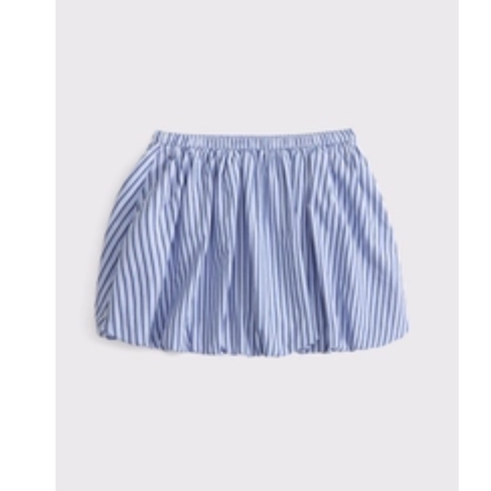 Blue Striped Abercrombie Kids Skirt